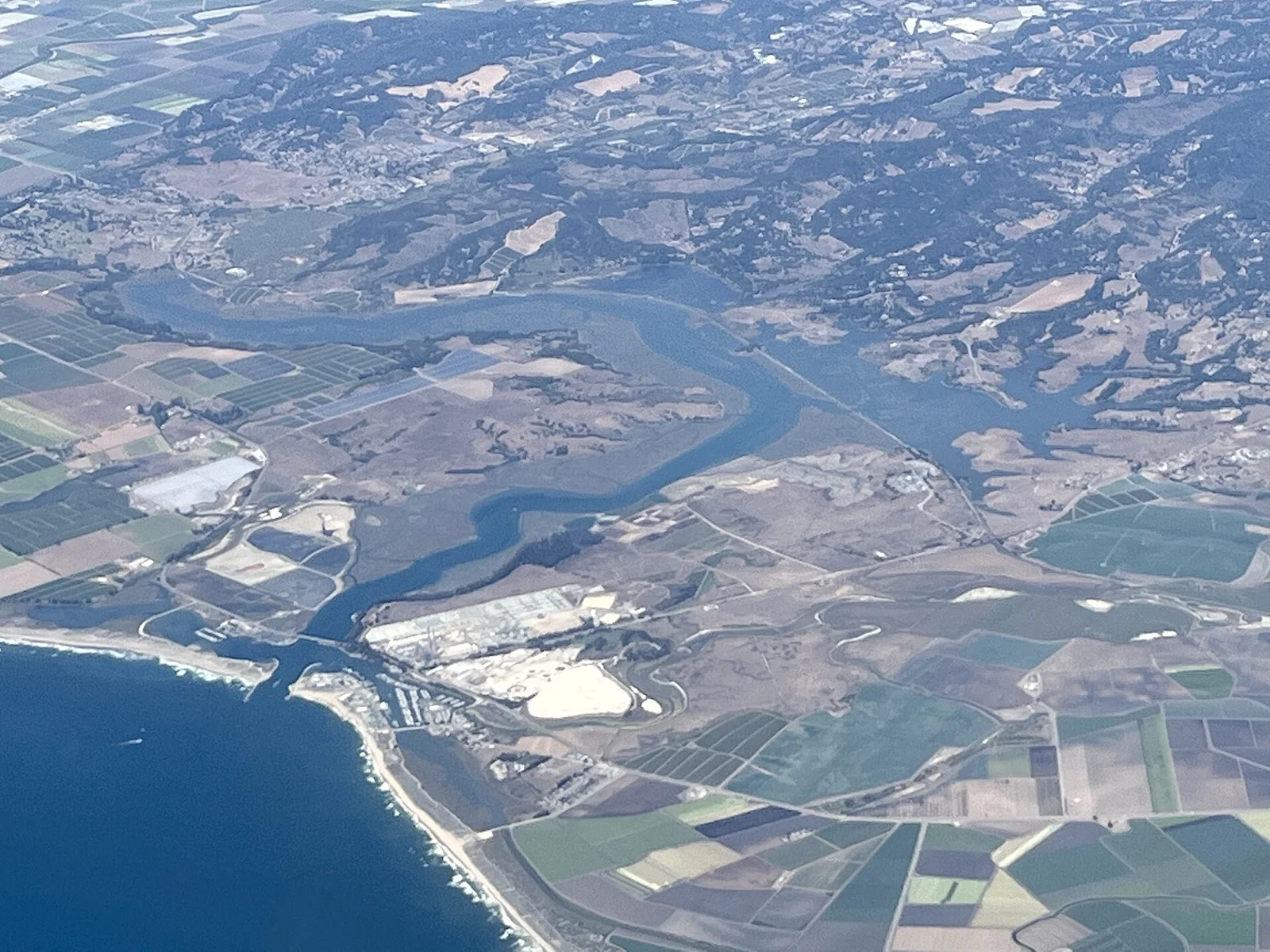 Aerial view of Salinas River (California) July 2022 (2)